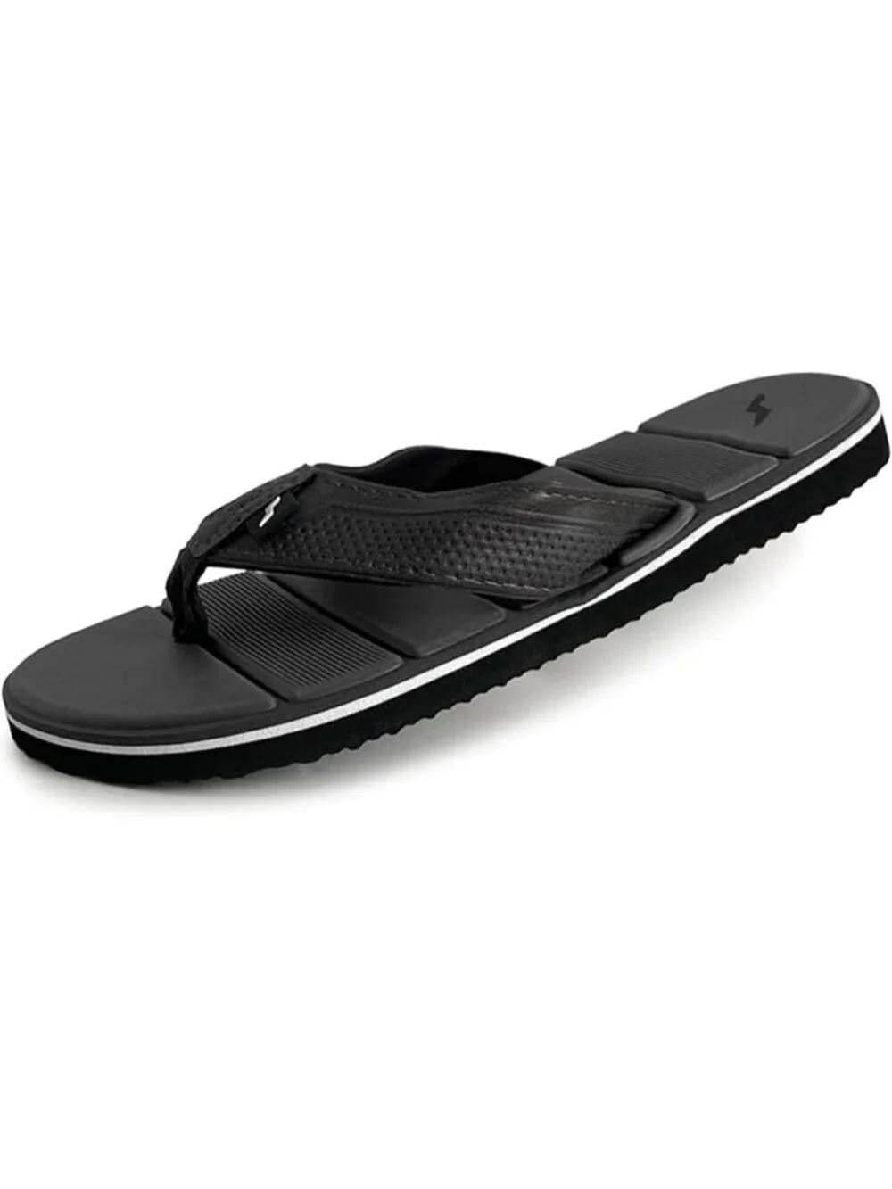 Norty Thong Men's Black Grey Footwear For Summer Comfortable Sandals Casual